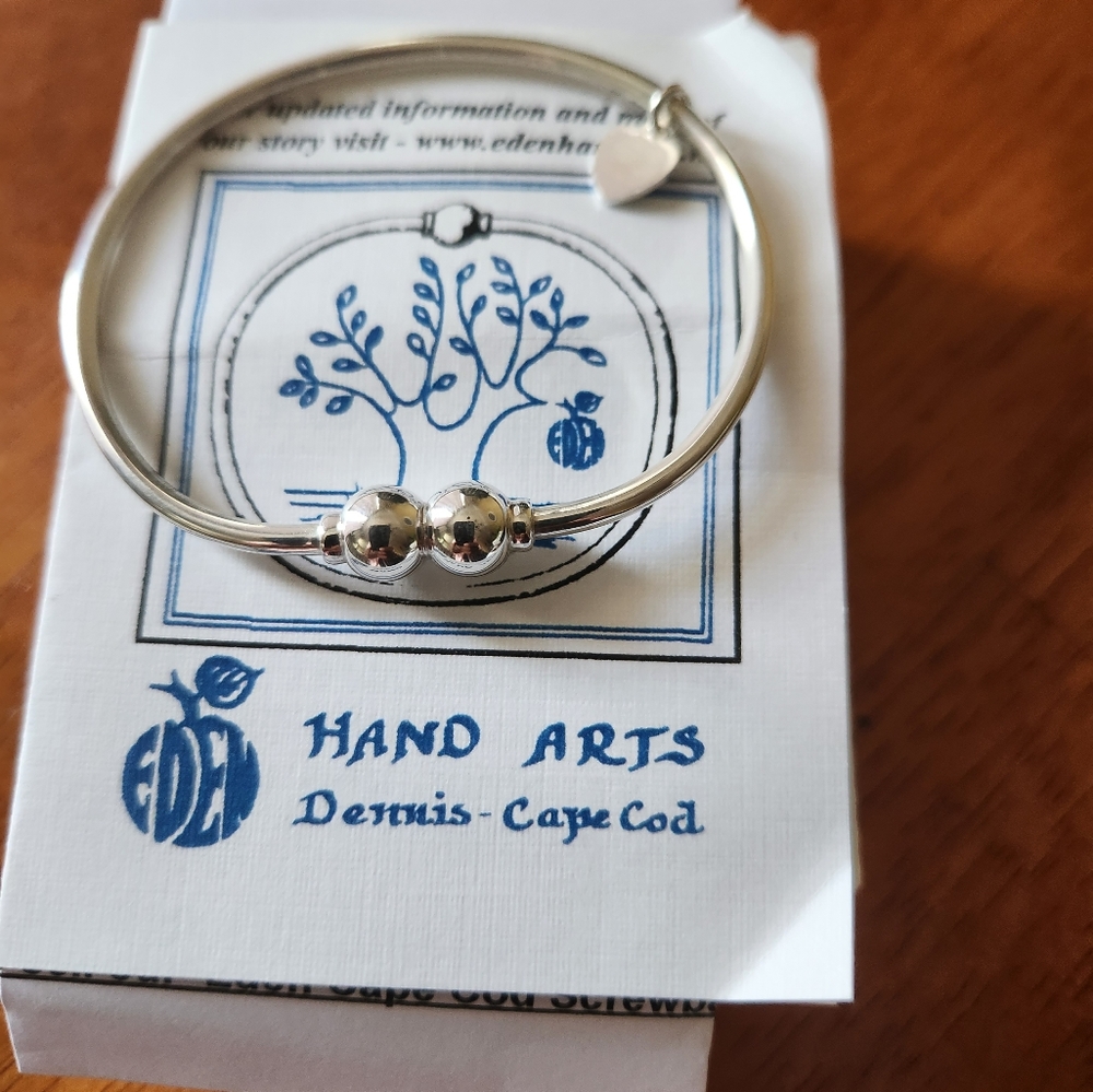 Brand New Eden  Hand Arts Sterling Silver Cape Cod Bracelet